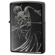 Zippo ジッポー 天野喜孝 ガッチャマン Amano Yoshitaka ブラックメッキ 01_x02G