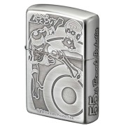 Zippo ジッポー タツノコプロ 55周年記念 アニメ キャラ とんでも戦士 ムテキング 銀いぶし オフィシャルライセンス品 70254 メール便可