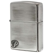 Zippo ジッポー アルファベット イニシャル The alphabet P シルバーいぶし 80024 メール便可