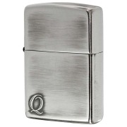 Zippo ジッポー アルファベット イニシャル The alphabet Q シルバーいぶし 80025 メール便可