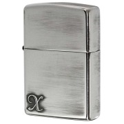 Zippo ジッポー アルファベット イニシャル The alphabet X シルバーいぶし 80032 メール便可
