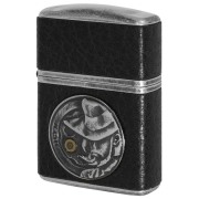 Zippo ジッポー ルパン三世 アニメ キャラ 革巻き 牛革 ヴィンテージ・スタイル LUPIN THE THIRD Vintage Style 次元 オフィシャルライセンス品 80203
