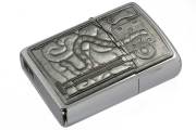 Zippo ジッポー 絶版・1995年製造 インサイドユニット X-RAY エンブレム貼り SV メール便可