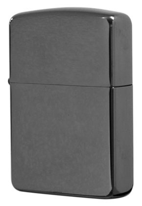 Zippo ジッポー アーマーブラックアイス 無地 つや消し サテーナ ARMOR Black Ice PVDコーティング 162BK-ICE メール便可