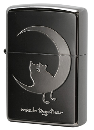 Zippo ジッポー CAT in LOVE 2CAT-BNB メール便可