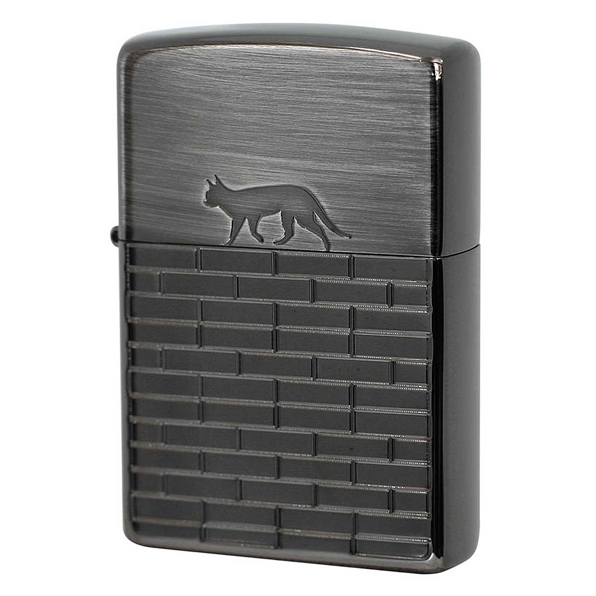 Zippo ジッポー ネコ 猫 Cat キャットウォーク ブラックニッケル CAT WALKS 2BN-CATW