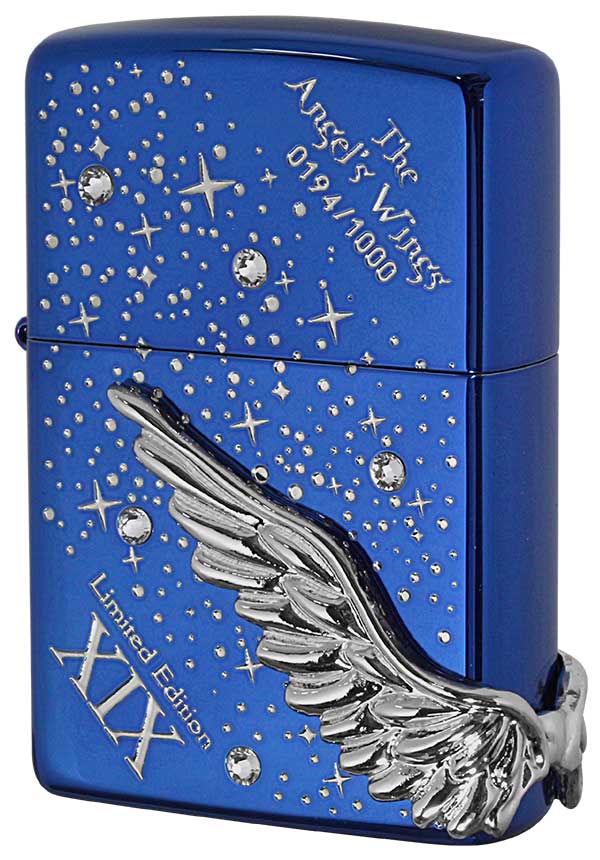 Zippo ジッポー 限定1,000個 ANGEL'S WINGS エンジェルウイングス PAW-119BLS