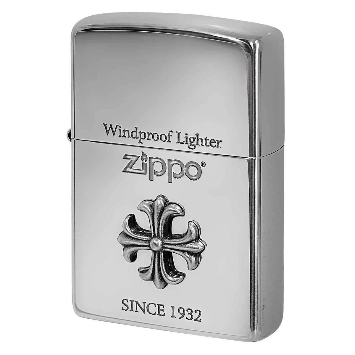 Zippo ジッポー クロス 十字架 Cross シルバーいぶし クロスメタル Cross Metal 2CM-1