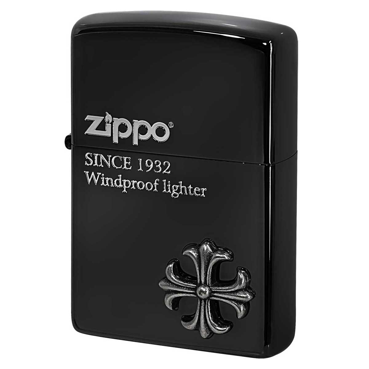 Zippo ジッポー クロス 十字架 Cross ブラックニッケルし クロスメタル Cross Metal 2CM-2