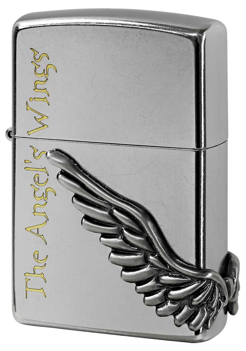 Zippo ジッポー The Angel Wing エンジェル ウイング ストリートクローム PAW-R1 メール便可