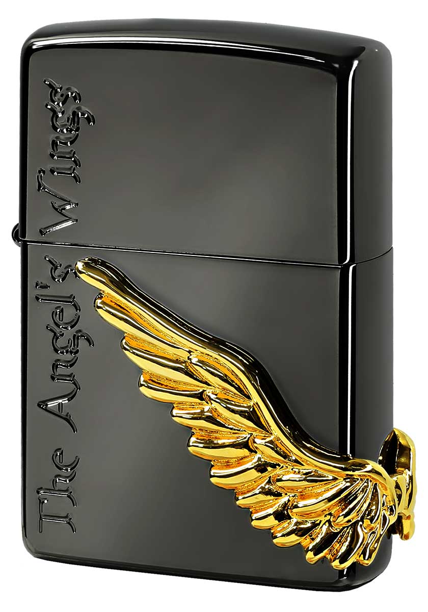 Zippo ジッポー The Angel Wing エンジェル ウイング ブラックニッケル PAW-R3 メール便可