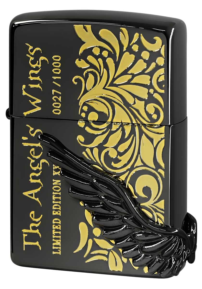 Zippo ジッポー 限定1,000個生産 2022-2023 The Angel's Wings Limted Edition エンジェルウイング ブラック PAW-2023BNB LTD