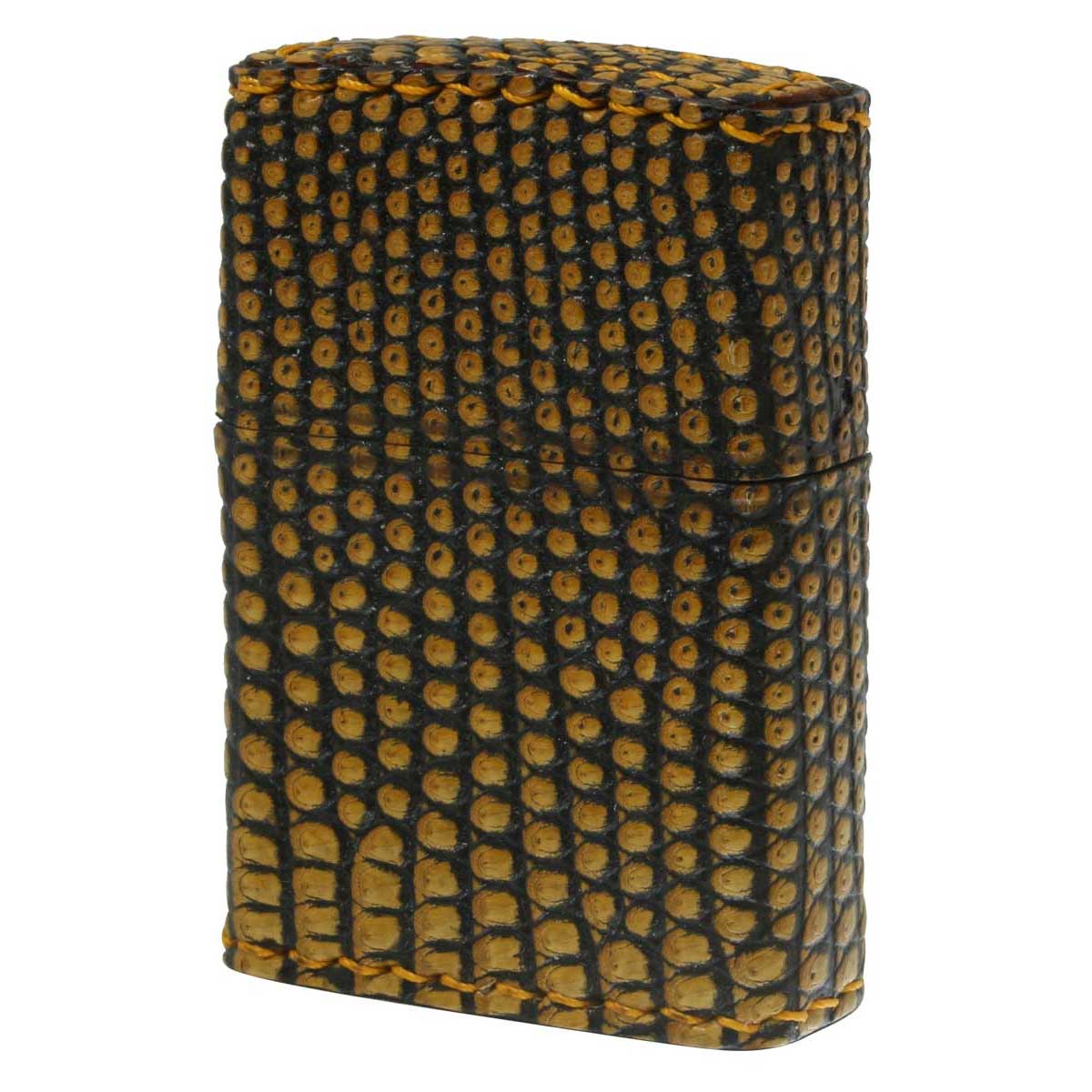 Zippo ジッポー 革巻き リザード トカゲ 手縫い Animal Skin Leather 本革 アニマルレザー リザード革巻き