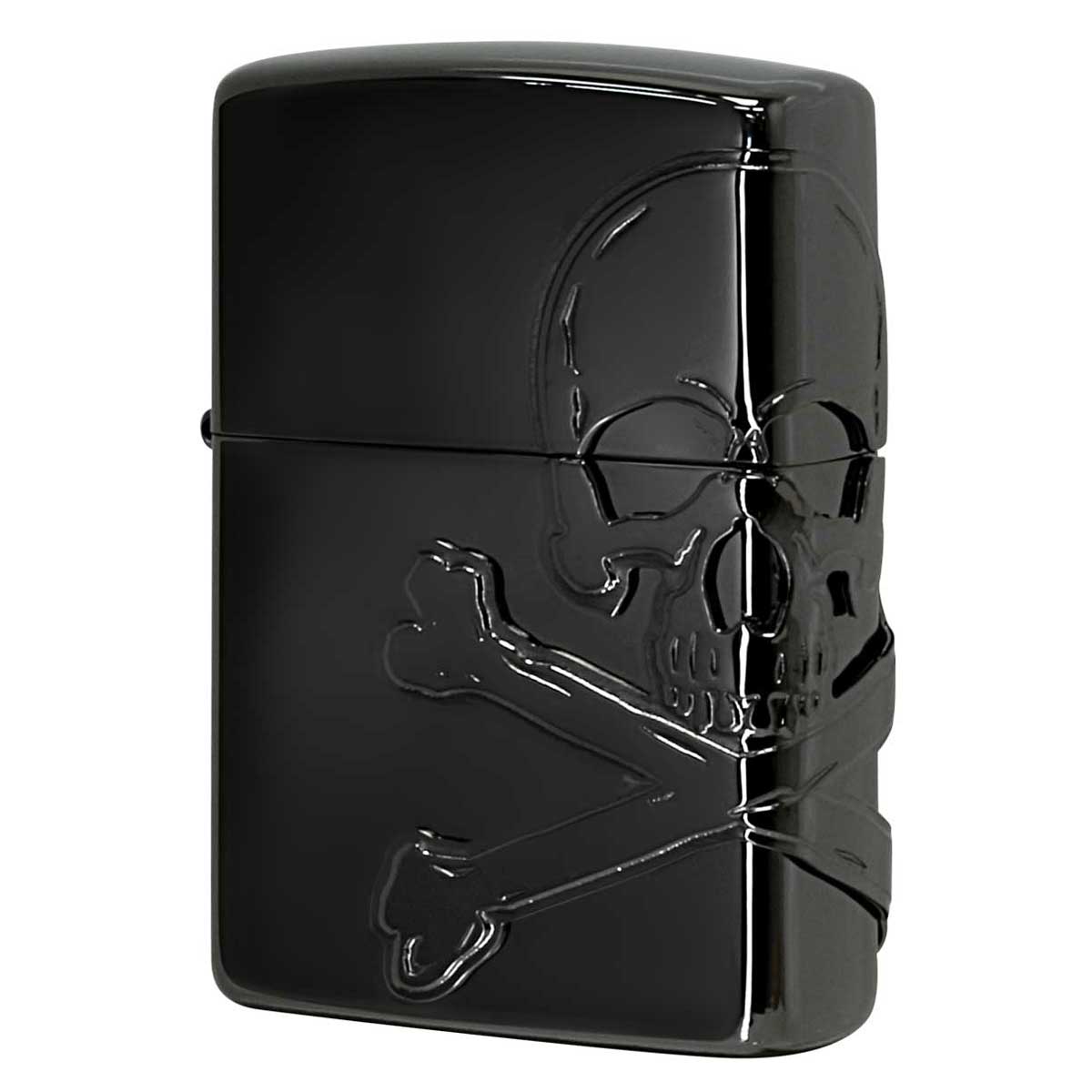 Zippo ジッポー スカル ドクロ 骸骨 スカルメタル ブラックニッケル SKULL Metal Black Nickel 2BN-SKULL