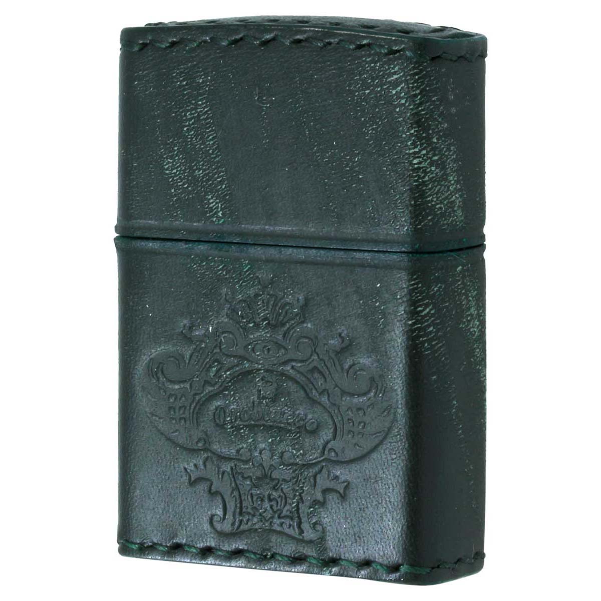 Zippo ジッポー オロビアンコ 本牛革 手縫い ダメージグリーン Orobianco  オフィシャルライセンス品 ORZ-001 GR