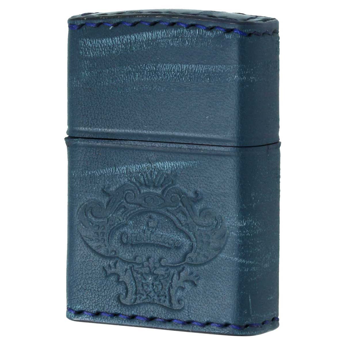 Zippo ジッポー オロビアンコ 本牛革 手縫い ダメージネイビー Orobianco  オフィシャルライセンス品 ORZ-001 NV