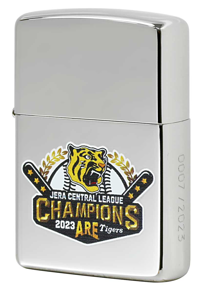 Zippo ジッポー 限定2,023個生産 阪神タイガース 2023年リーグ優勝記念 ニッケルメッキ HTZ-2023VICTORY NI