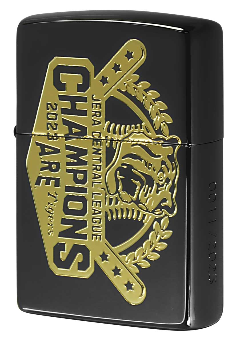 Zippo ジッポー 限定2,023個生産 阪神タイガース 2023年リーグ優勝記念 ブラックニッケルメッキ HTZ-2023VICTORY BN