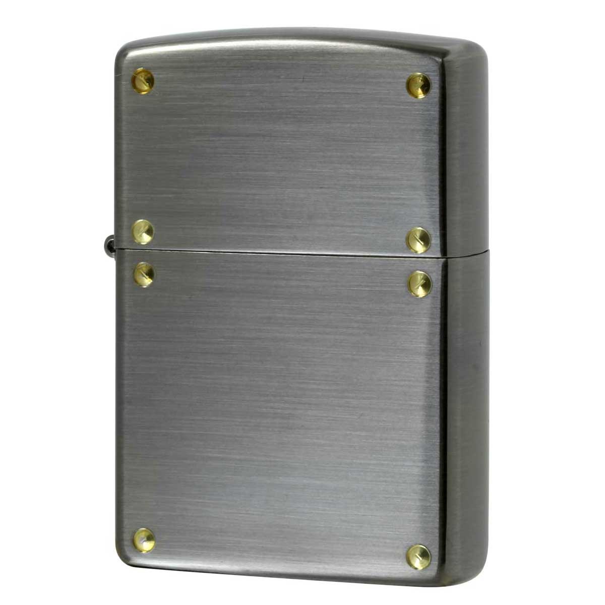 Zippo ジッポー スクリュー 無地 両面加工 ブラックニッケル SCREW 2BN メール便可