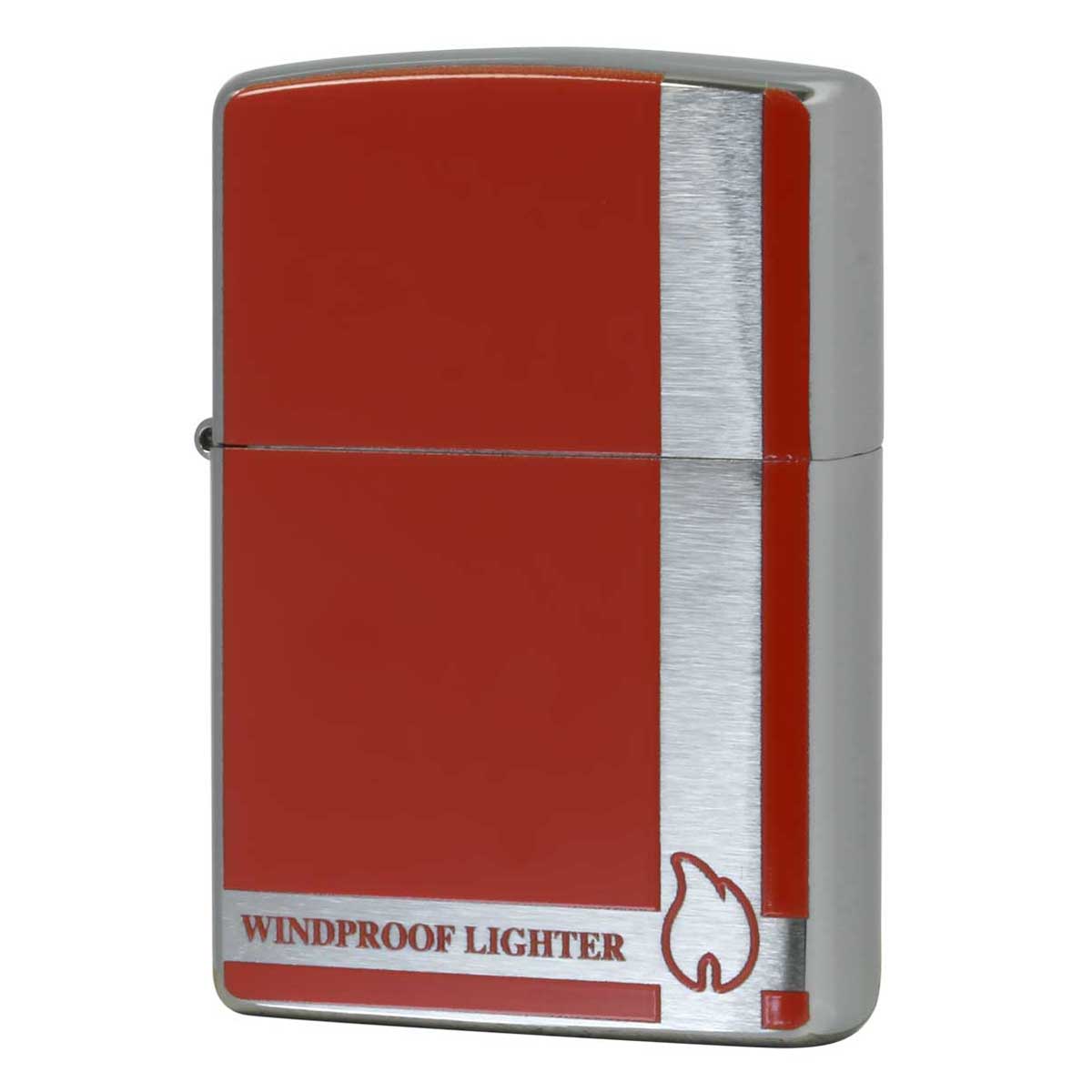 Zippo ジッポー 炎 アイコンフレーム クラシカルデザイン レッド FIRE CLASSICAL DESIGN 200CD-F メール便可