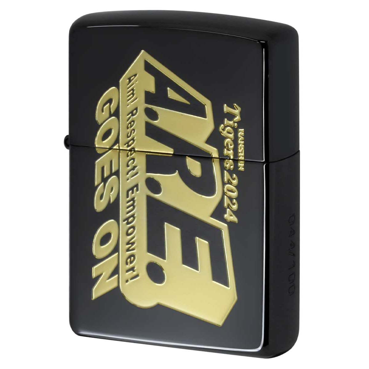 Zippo ジッポー 限定100個生産 阪神タイガース 2024 HANSHIN Tigers オフィシャルライセンス品 HTZ-ARE GOES ON GD
