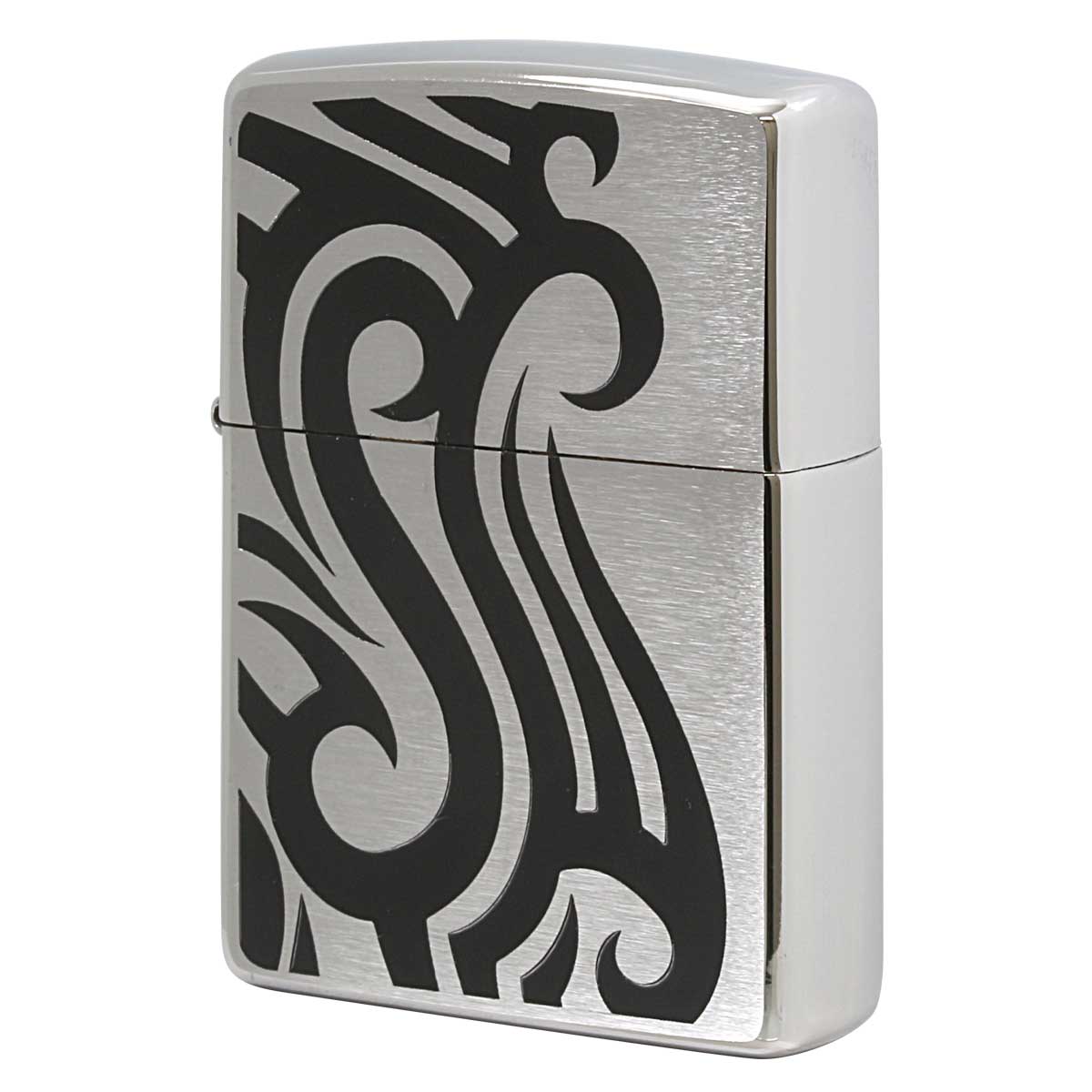 Zippo ジッポー トライバル タトゥー ブラック ワイルド TRIBAL TATTO  200TT-BK2 メール便可