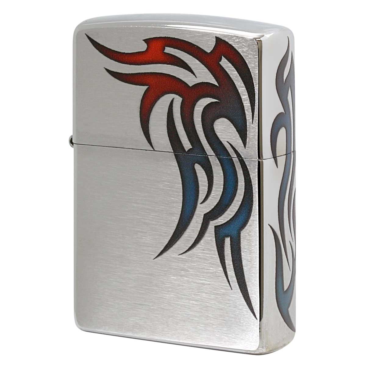 Zippo ジッポー トライバル タトゥー 2面 カラー ワイルド TRIBAL TATTO  200TT-GC メール便可