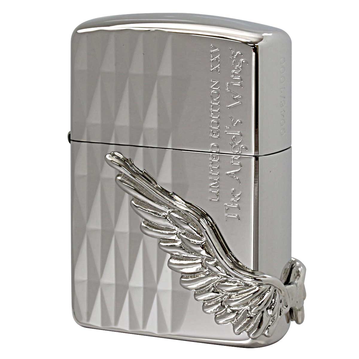 Zippo ジッポー 限定1,000個 2024-2025年モデル ARMOR アーマー エンジェルウィング メタル ダイヤシルバー PAW-2025DS