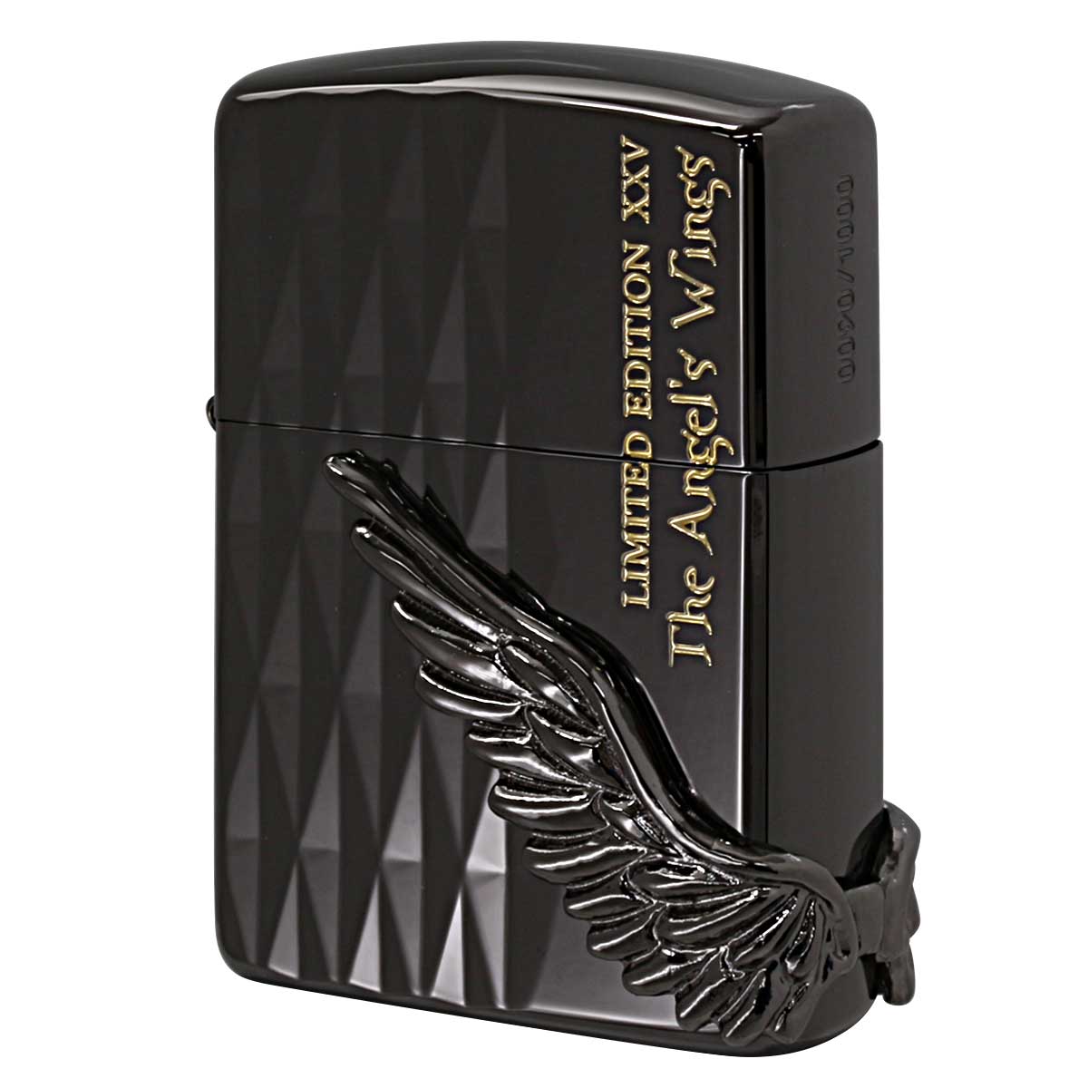 Zippo ジッポー 限定1,000個 2024-2025年モデル ARMOR アーマー エンジェルウィング メタル ブラックニッケル PAW-2025BN