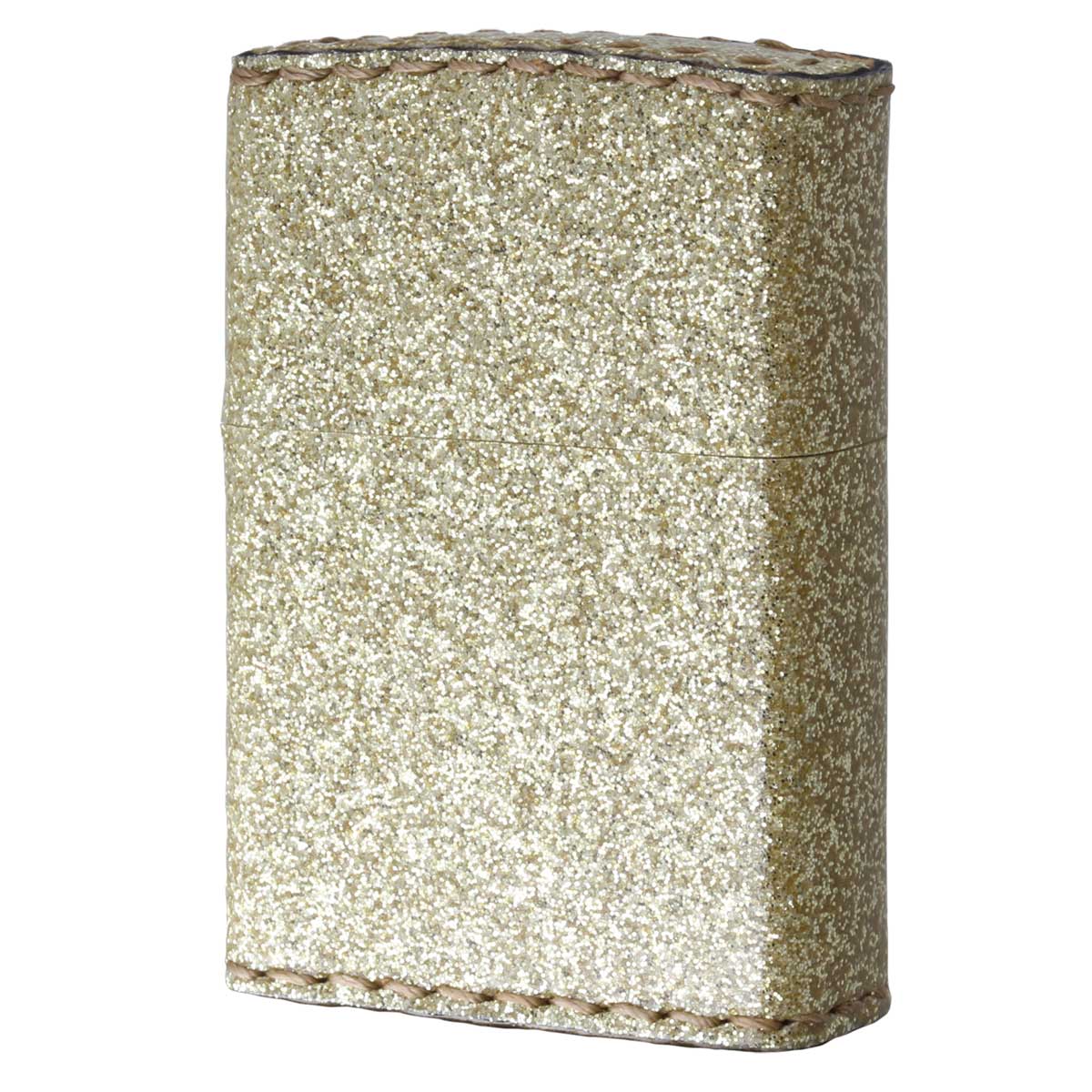 Zippo ジッポー Glitter グリッター ラメ 合皮巻き ZGL-ゴールド メール便可