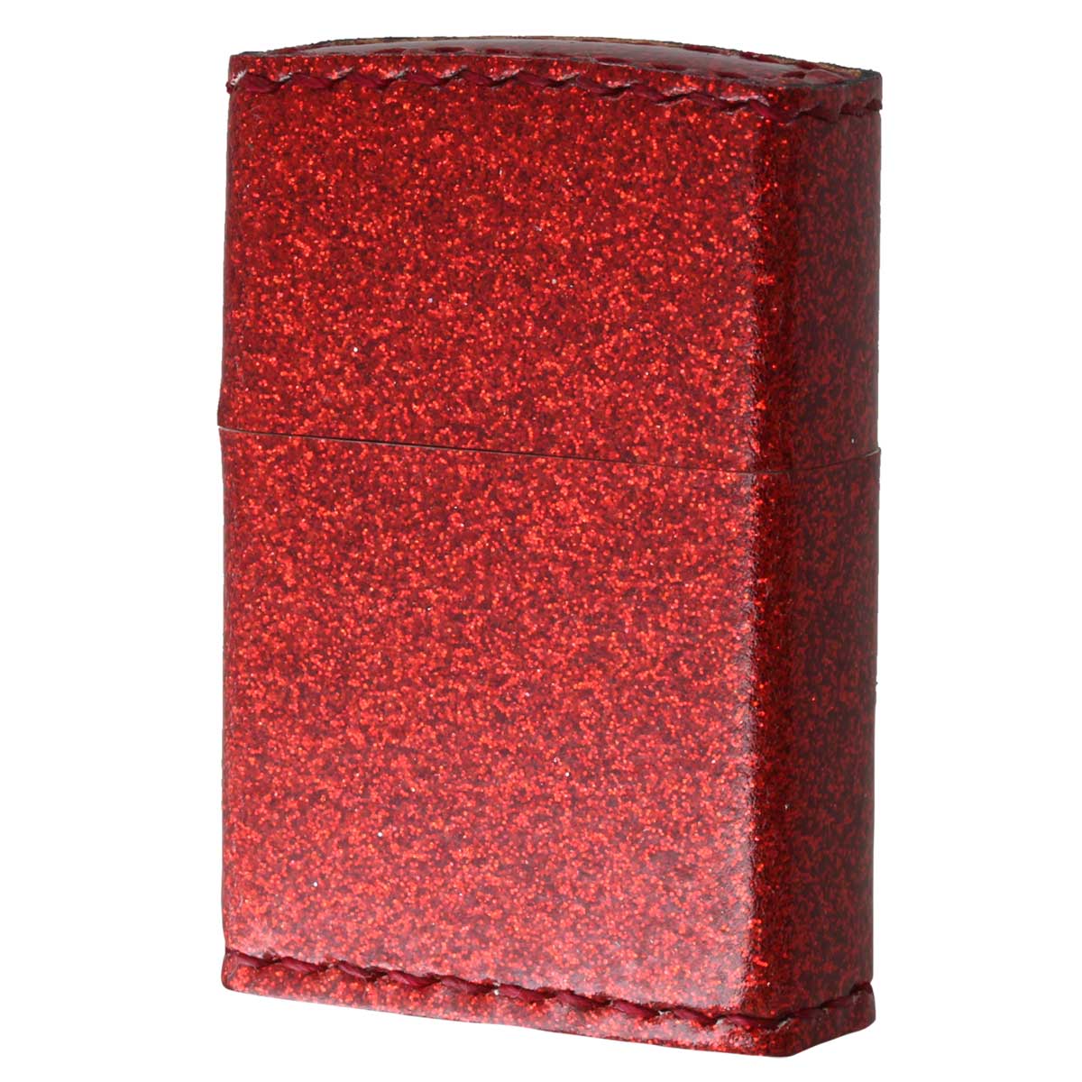 Zippo ジッポー Glitter グリッター ラメ 合皮巻き ZGL-レッド メール便可