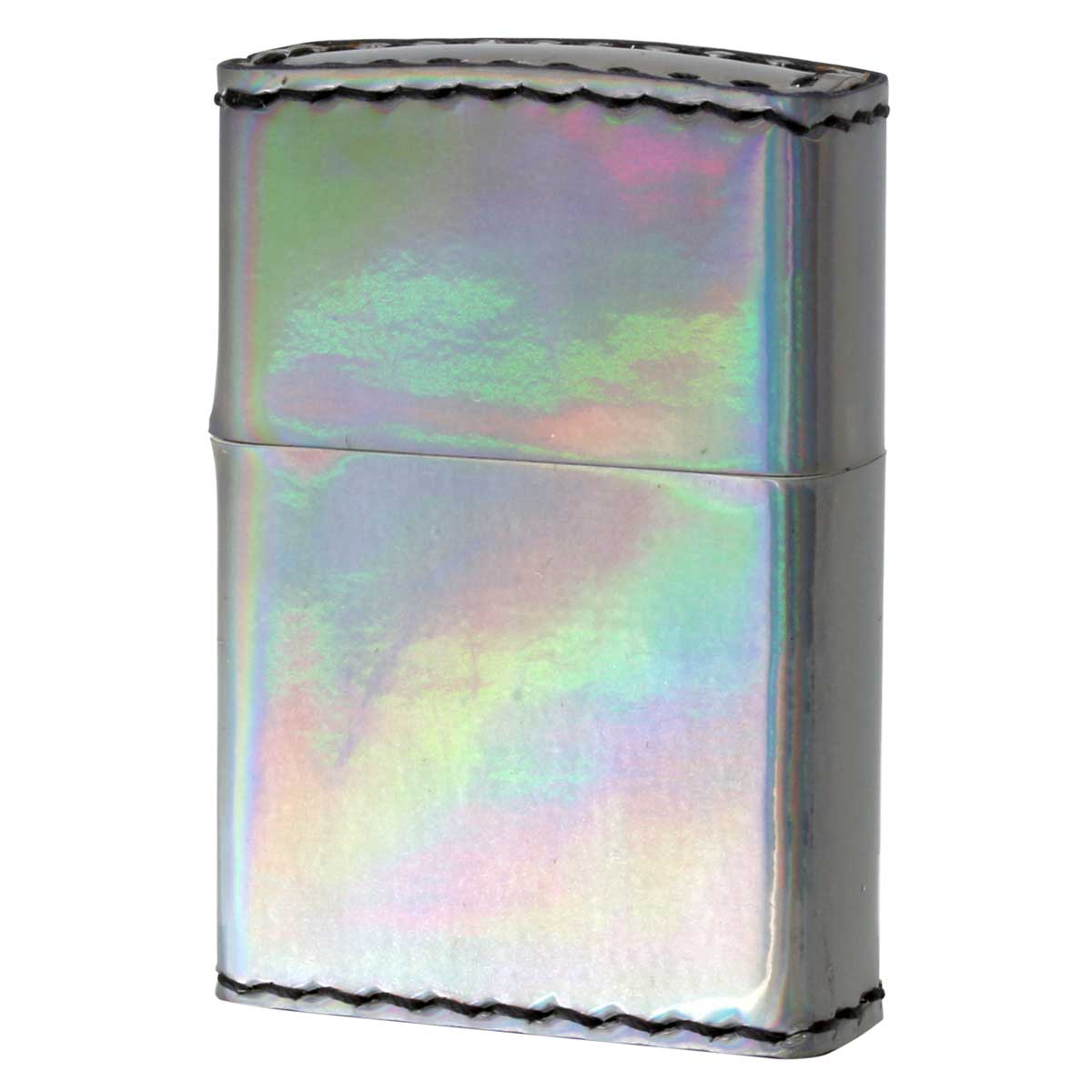 Zippo ジッポー Aurora color オーロラカラー 合皮巻き ZAU-スチール
