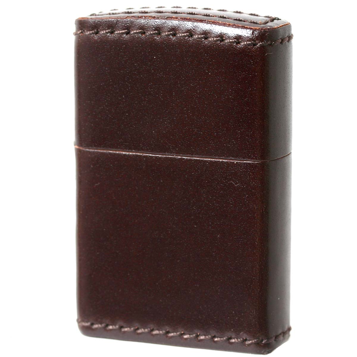 Zippo ジッポー 革巻き 本革 コードバン 馬 ホース 茶 ブラウン