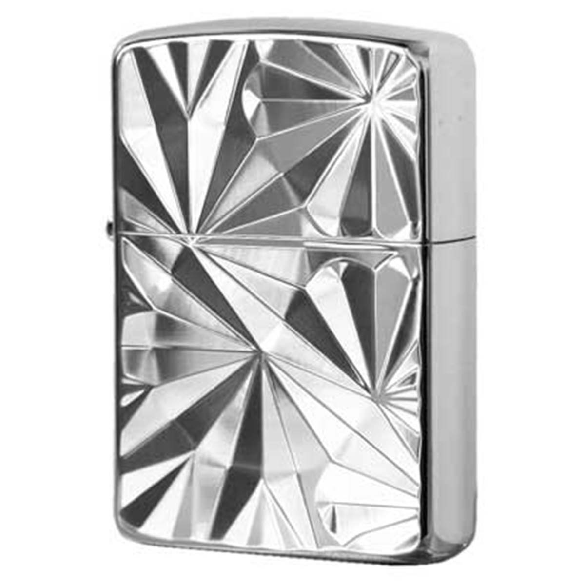 Zippo ジッポー アーマー シャイニーカット ダイアノシルバー 両面加工 ARMOR SHINY CUT DS