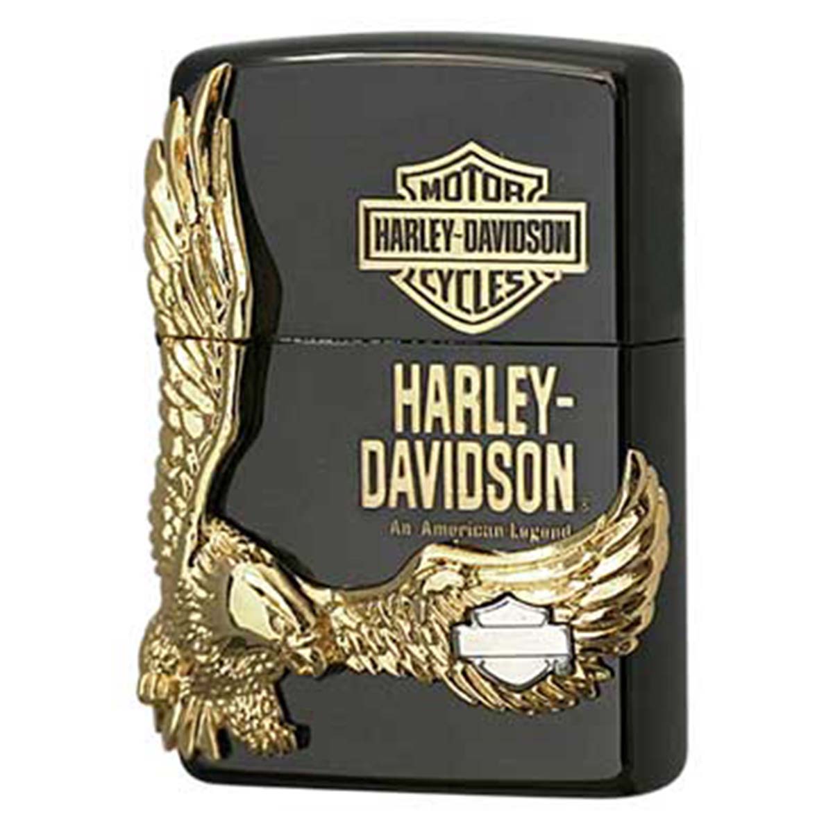 Zippo ジッポー ハーレーダビッドソン 日本限定モデル バイク 二輪 モーターサイクル  Harley Davidson ブラックイオンコーティング メタル オフィシャルライセンス品 HDP-14