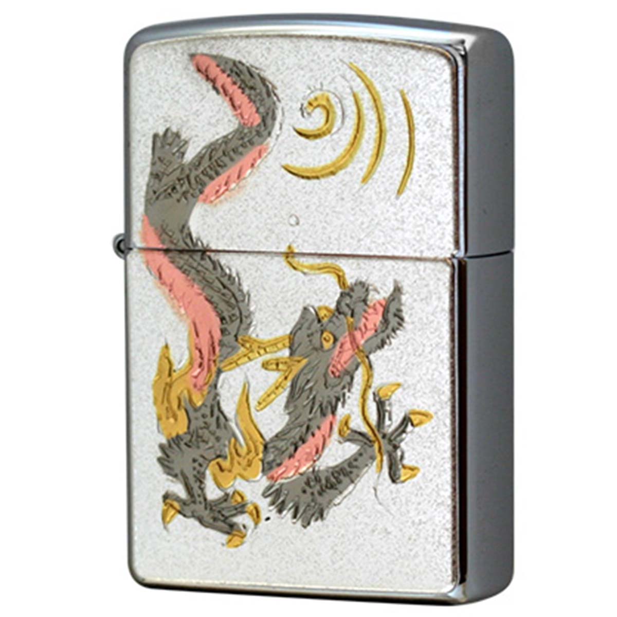 Zippo ジッポー 電鋳板 プレート貼り 和柄 伝統工芸 龍 メール便可