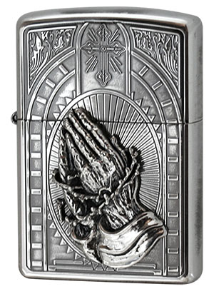 Zippo ジッポー Prayer Desired アンティークSV