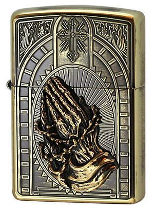 Zippo ジッポー Prayer Desired アンティークBS