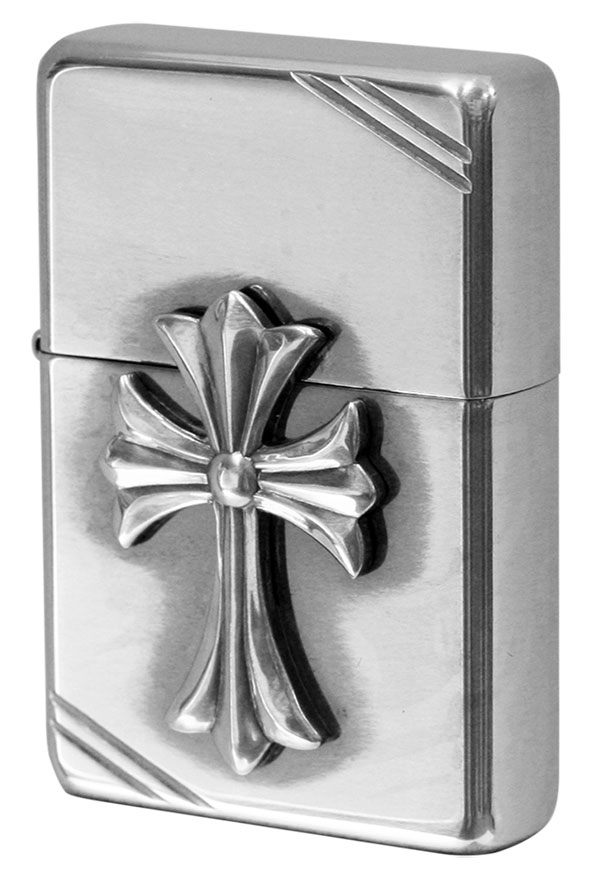 Zippo ジッポー #14スターリング 純銀クロスメタル