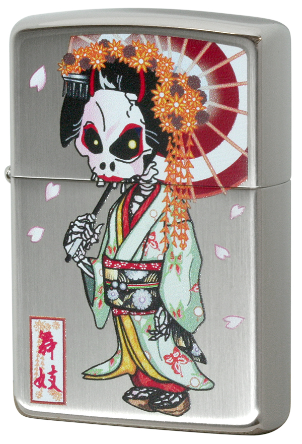 Zippo ジッポー 着せ替えドクロ 舞妓