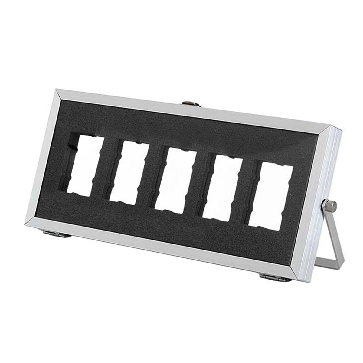 Zippo ジッポー ディスプレイケース 5個収納 シルバー コレクターズアイテム 観賞用 保管用 DF-5 SV