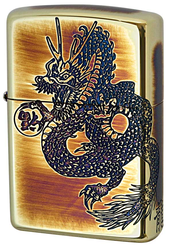 Zippo ジッポー 福龍 金イブシ