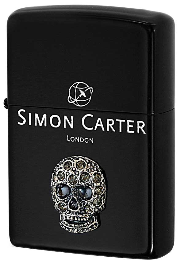 Zippo ジッポー SIMON CARTER サイモン・カーター スカルメタルスワロフスキーIB ZP SCP-043