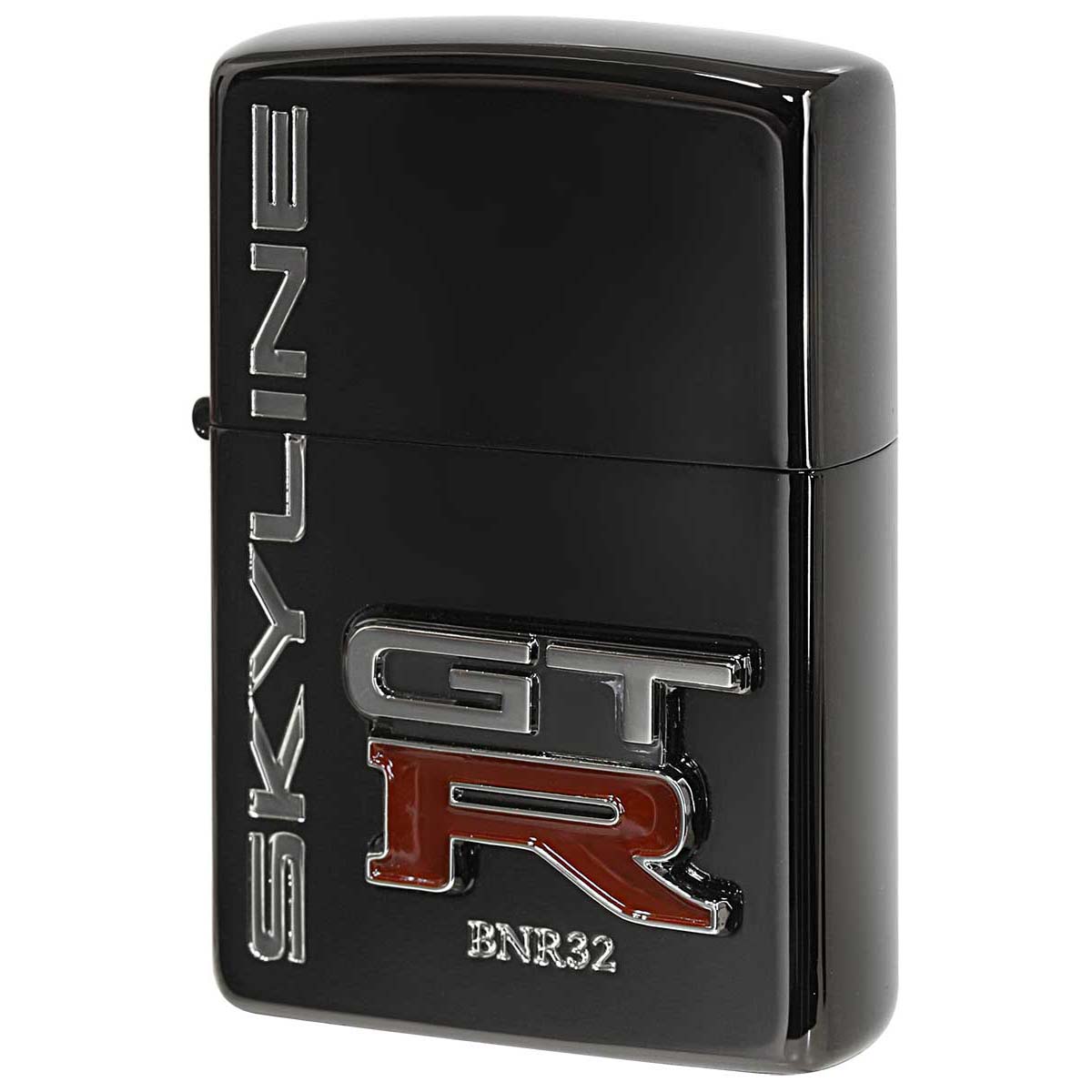 Zippo ジッポー スカイライン GT-R エンブレム 日産 自動車 NISSAN SKYLINE オフィシャルライセンス品 BK GT-R BNR32