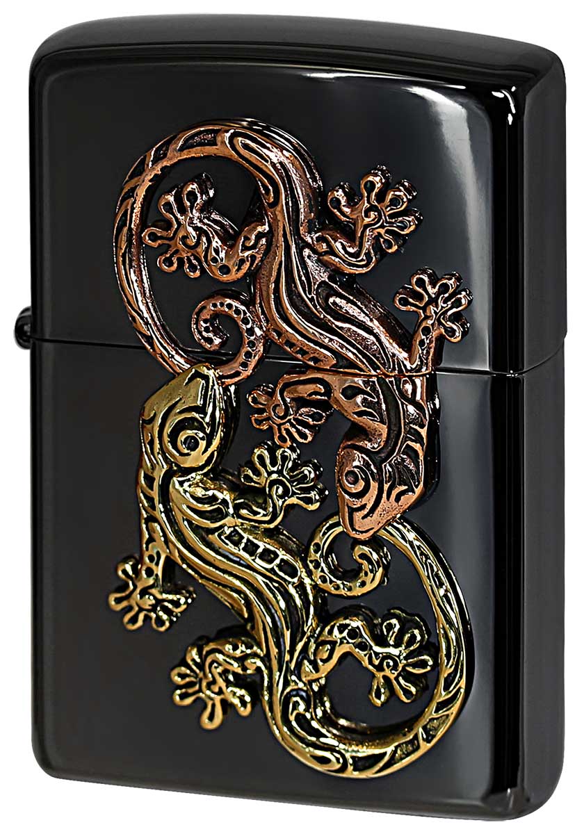 Zippo ジッポー LUCKY CHARM ラッキーチャーム ゲッコー BK