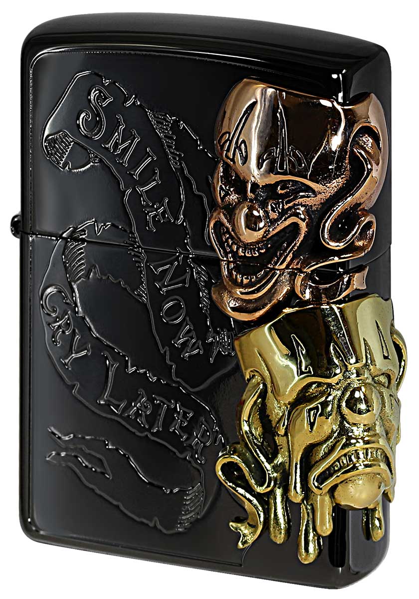 Zippo ジッポー LUCKY CHARM ラッキーチャーム 2フェイス BK
