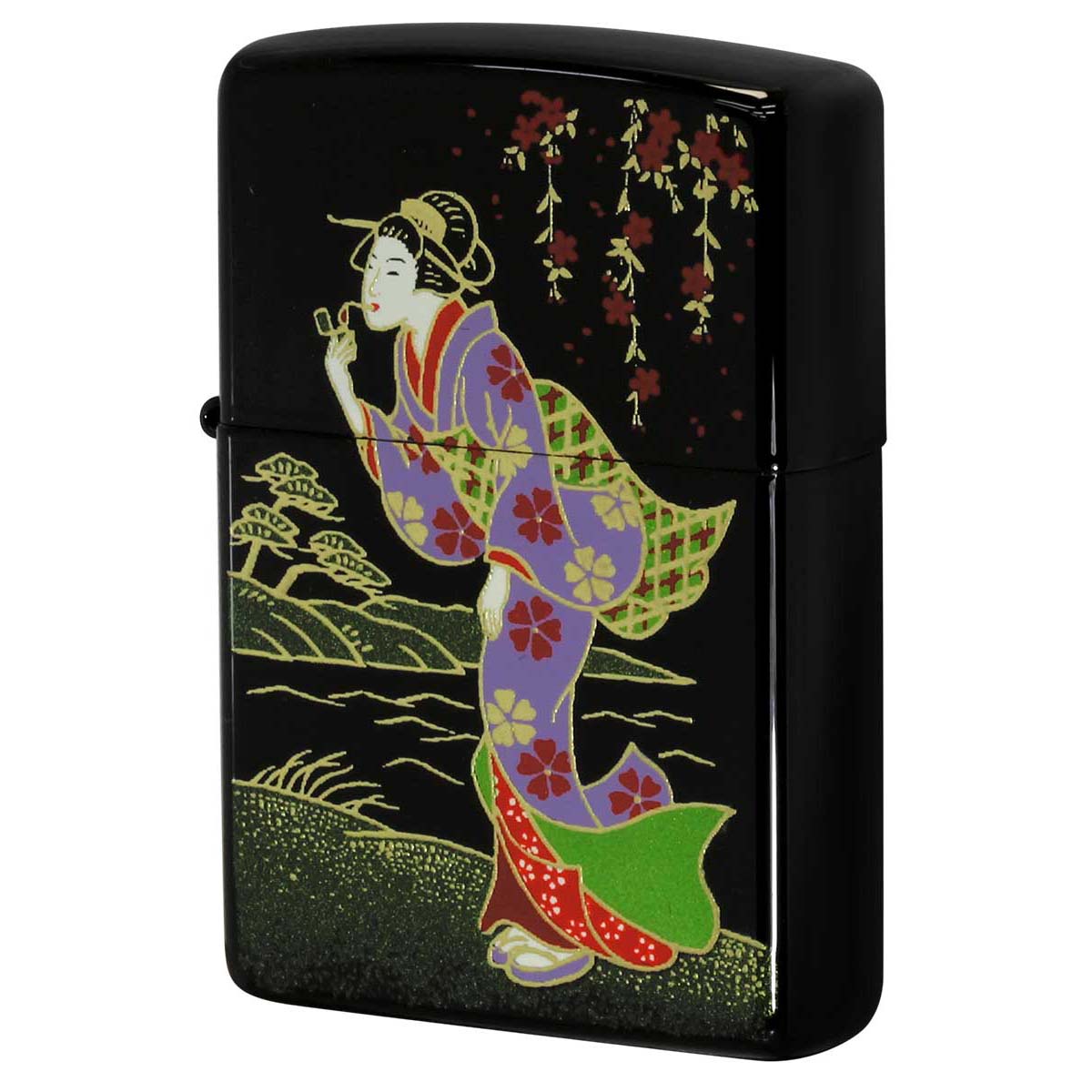 Zippo ジッポー 本金蒔絵 ウインディ Windy 今昔 伝統工芸 和柄 ゴールドタンク 江戸WINDY