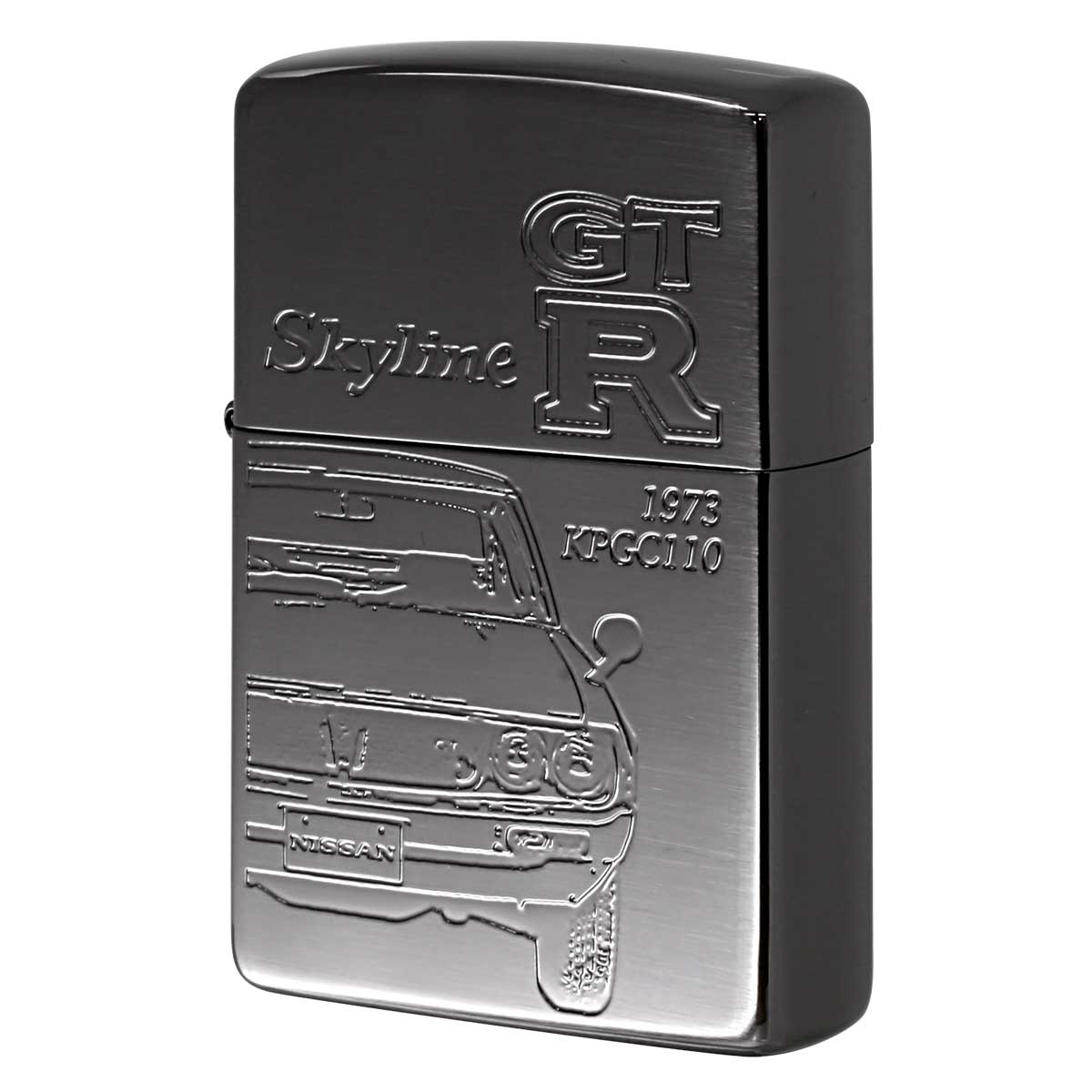 Zippo ジッポー スカイライン GT-R 日産 自動車 NISSAN SKYLINE オフィシャルライセンス品 KPGC110-BK
