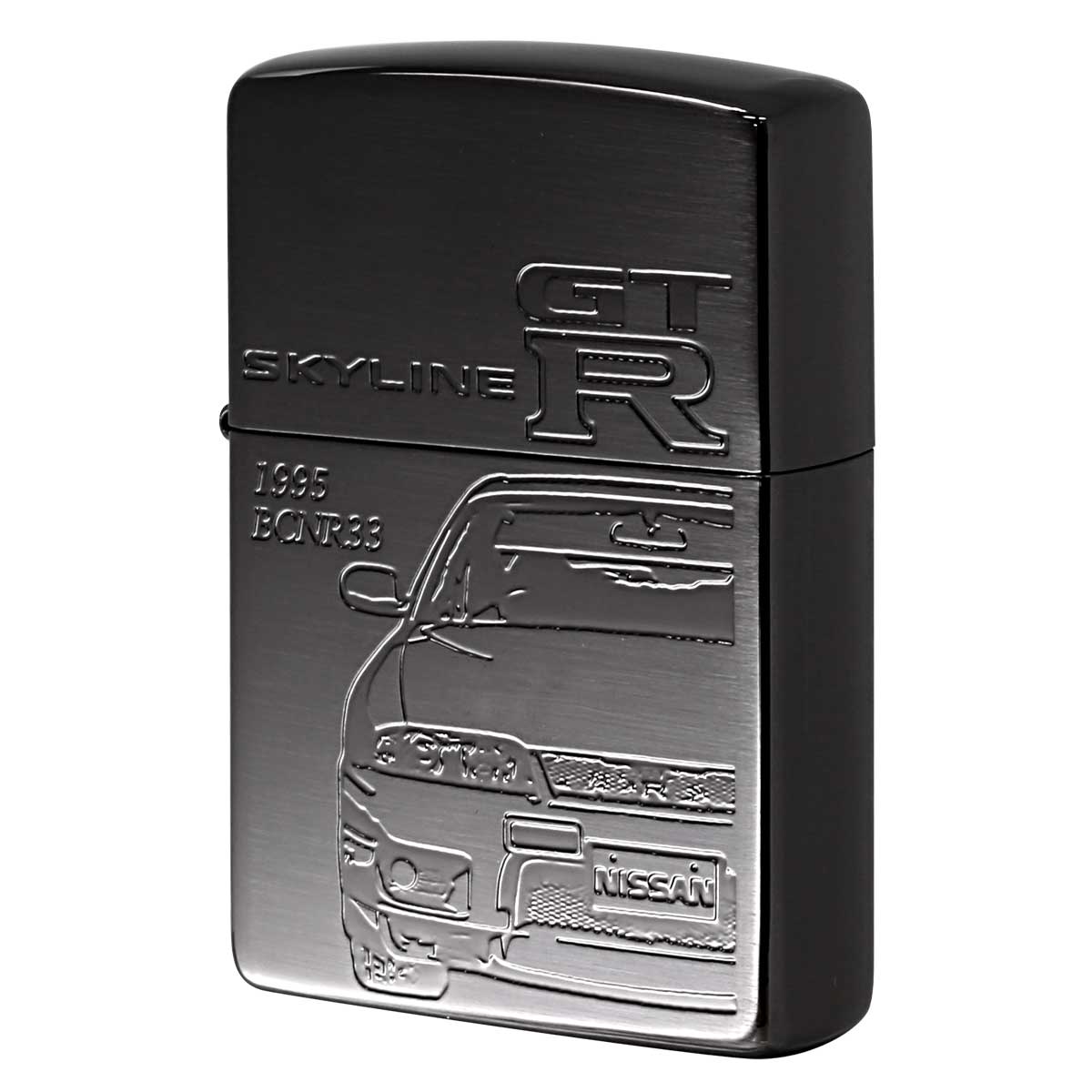 Zippo ジッポー スカイライン GT-R 日産 自動車 NISSAN SKYLINE オフィシャルライセンス品 BCNR33-BK