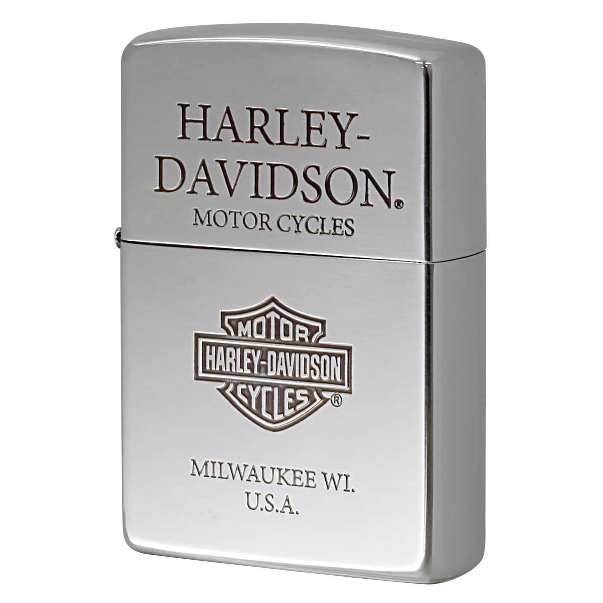 Zippo ジッポー ハーレーダビッドソン バイク 二輪 モーターサイクル Harley Davidson バー＆シールド HDP-81